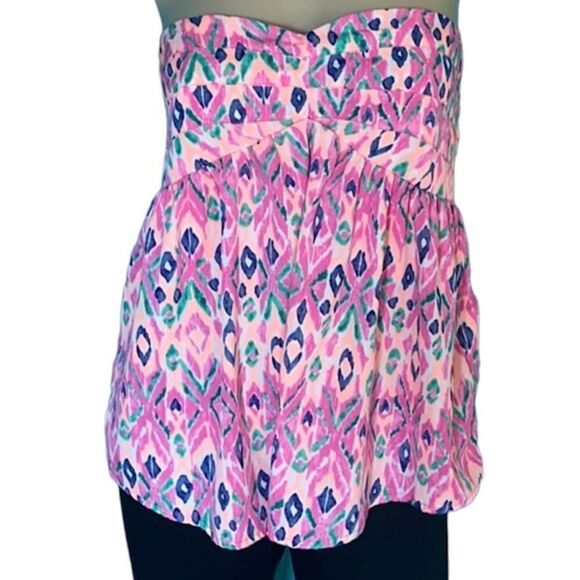 Roxy juniors Primarily Pink Shore Thing strapless top Size Medium - Picture 1 of 11